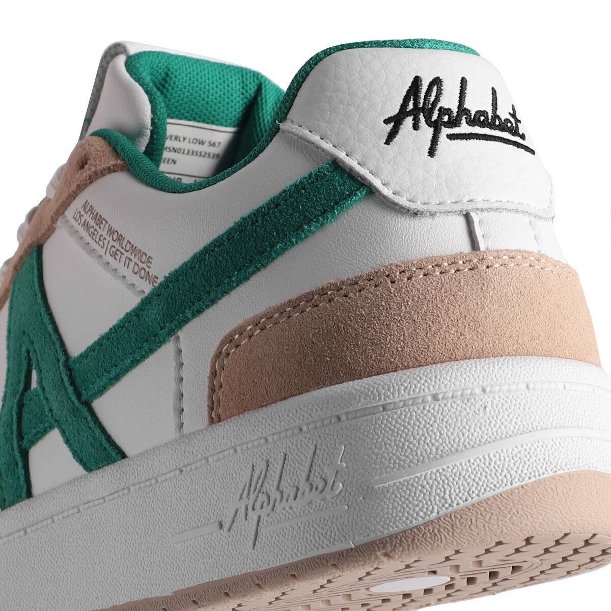 Beverly Low 567 White/Green/Beige — Detail