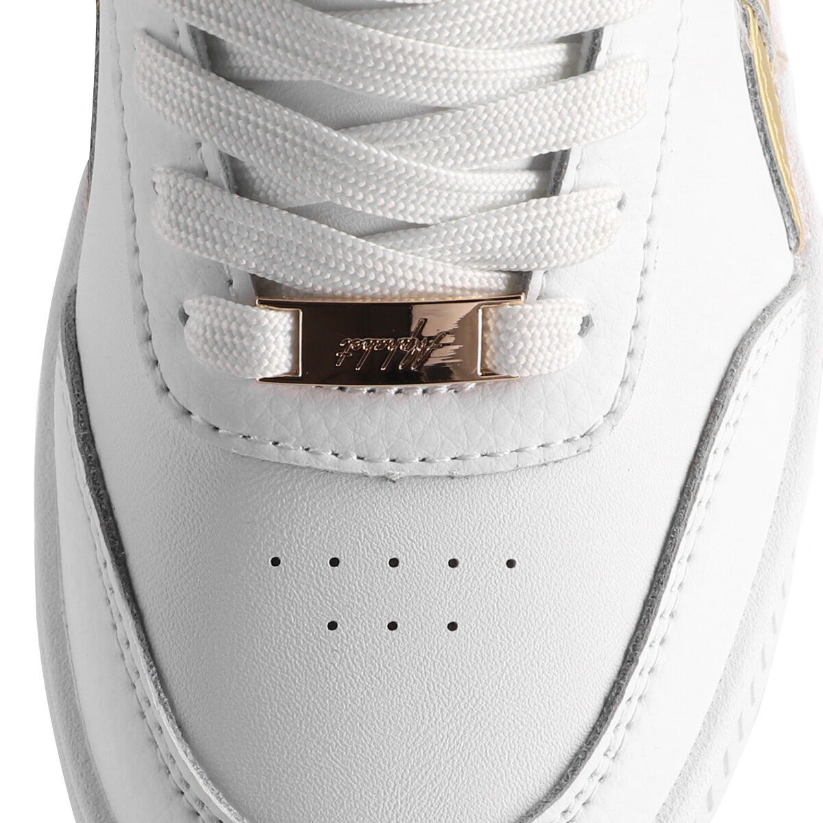 Cloud Walk Platform High 334 White/Gold — Detail