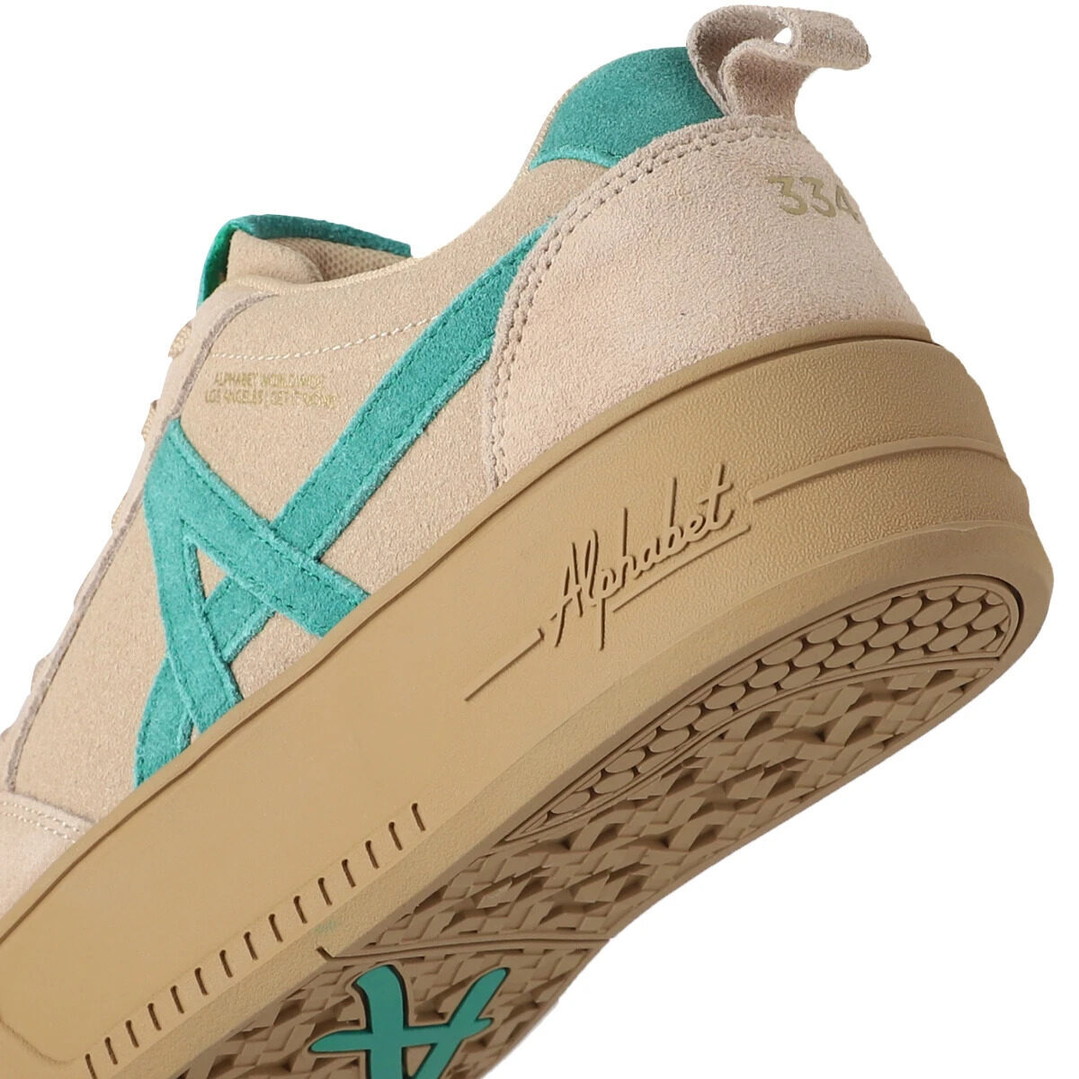 Cloud Walk Platform Low 334 Beige/Turquoise — Detail