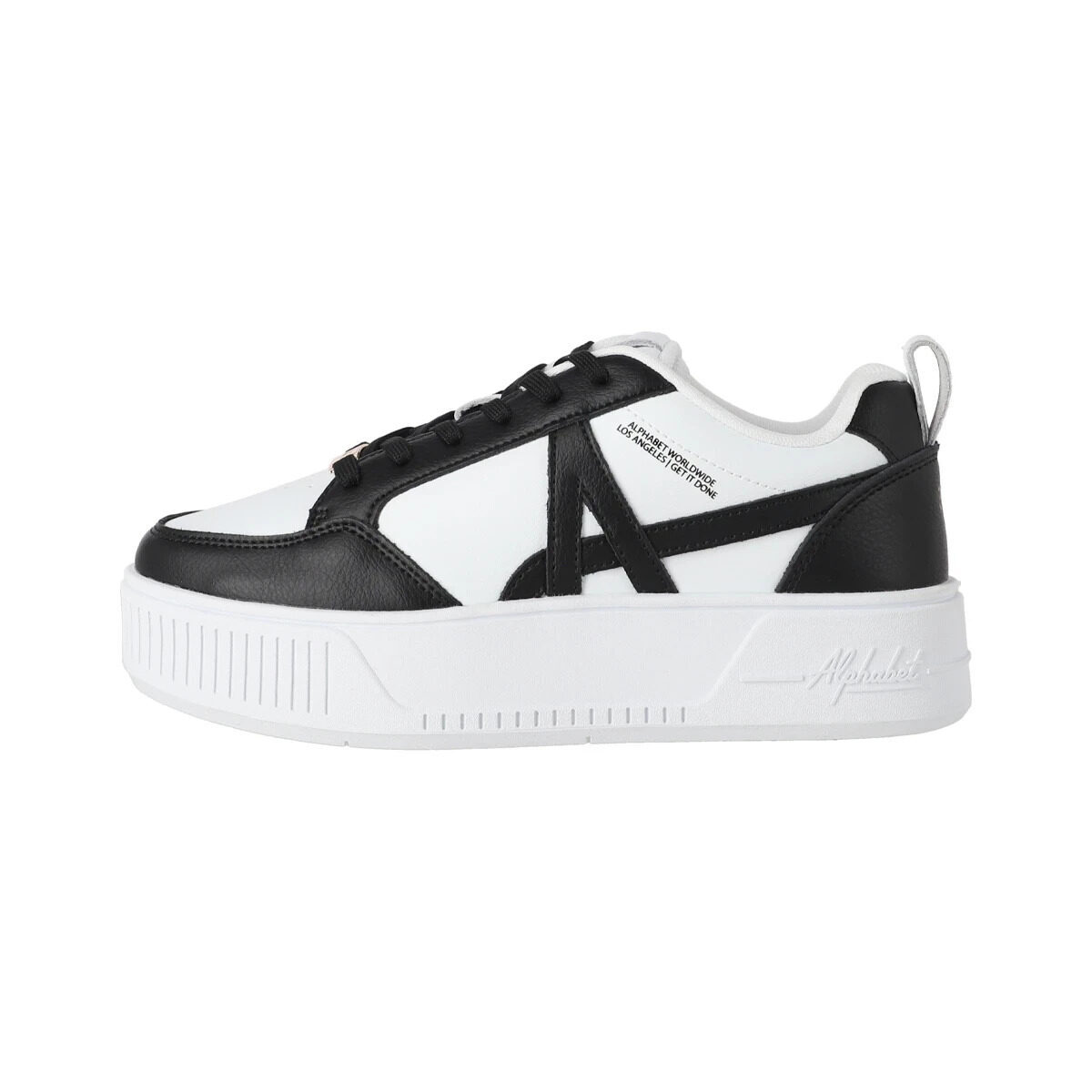 Cloud Walk Platform Low 334 White/Black — Front