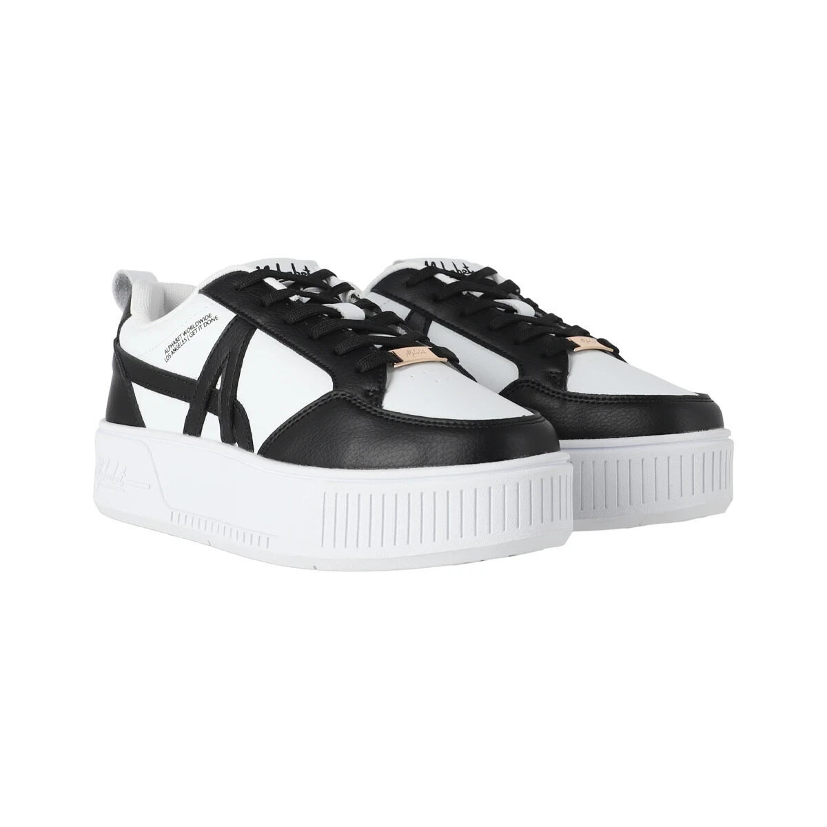 Cloud Walk Platform Low 334 White/Black — Side