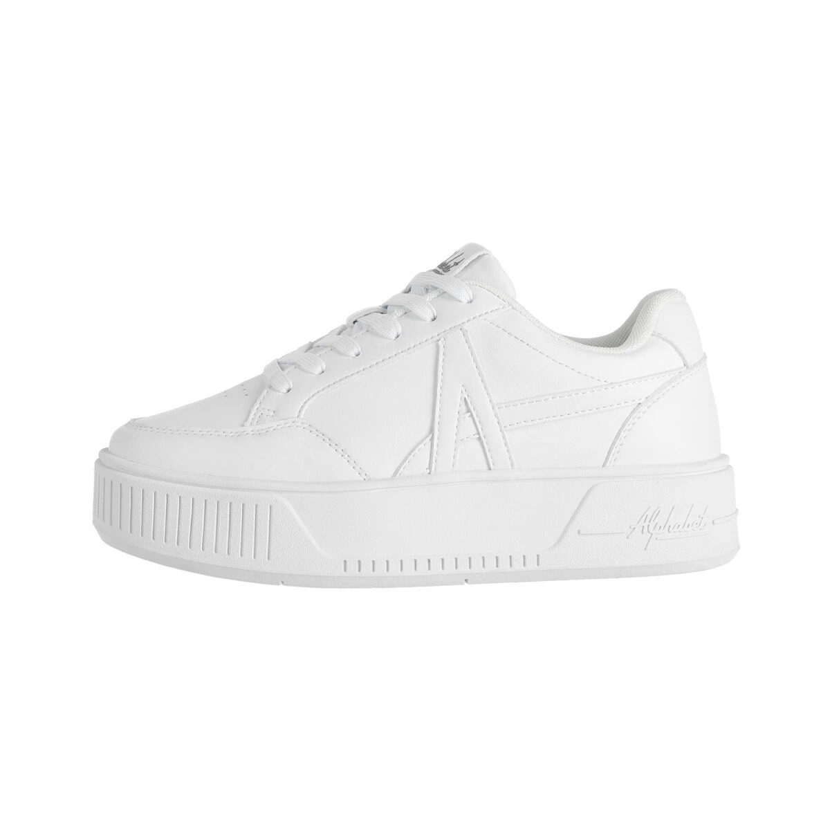 Walk Platform Low White — Front