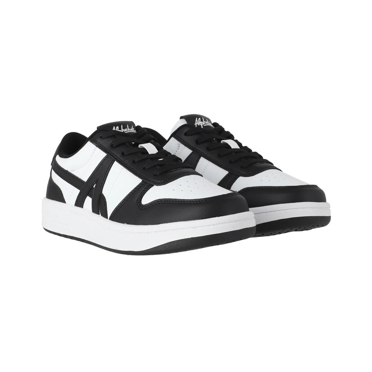 Cross Low White/Black — Side